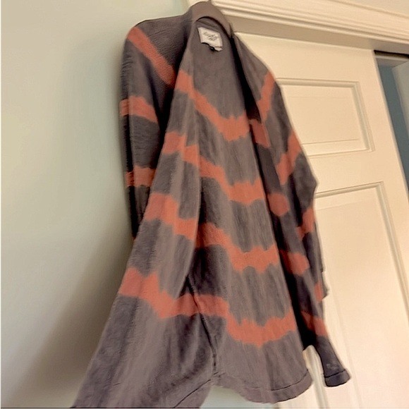 Clay Gray Terracotta Cardigan Open Front Size Small S/P - Picture 1 of 7